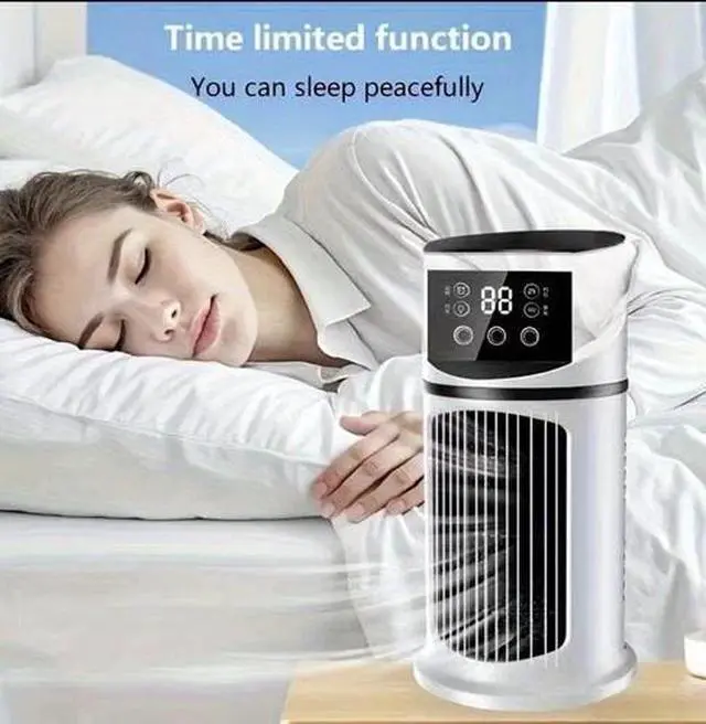 Alt view image 4 of 6 - 3-in-1 multi-functional device: portable air conditioner, humidifier, ambient
