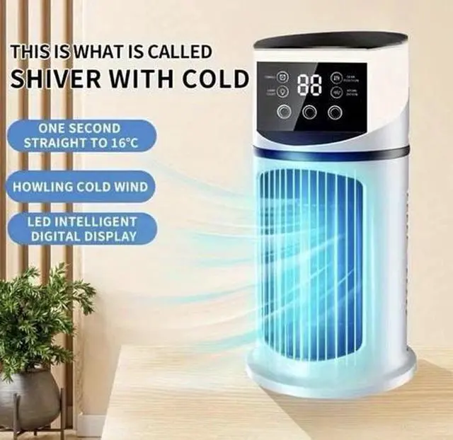 Alt view image 5 of 6 - 3-in-1 multi-functional device: portable air conditioner, humidifier, ambient
