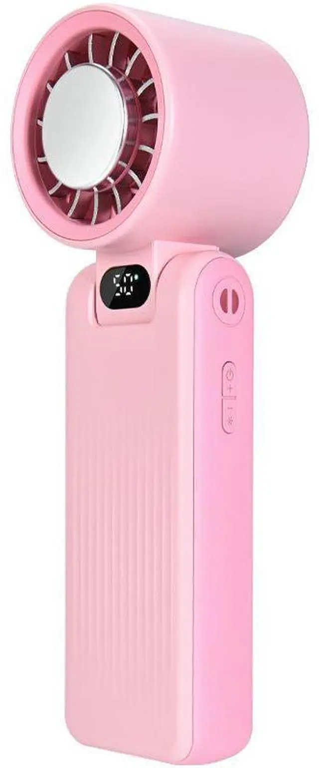 Main image of Portable Handheld Turbo Fan with Ice Cooler, 32H Cooling Fan Portable, 199 Speeds Personal Fans 6000mAh Rechargeable Mini Hand Held Fans LED Light, Desk Camping Travel essentials Classic Blue
