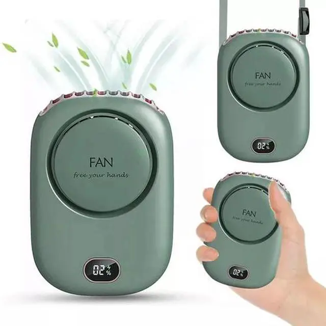 Alt view image 2 of 7 - USB Portable Hanging Mini Electric Air Conditioner Neck Fan Cooling Air Cooler