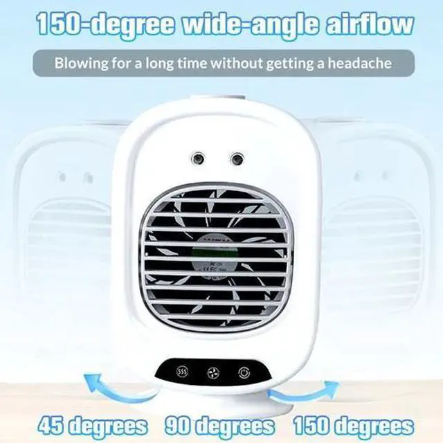 Alt view image 6 of 7 - Portable Air Conditioner, Evaporative Air Cooler Cooling Fan for Home Office Car