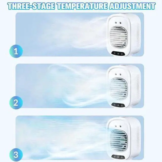 Alt view image 5 of 7 - Portable Air Conditioner, Evaporative Air Cooler Cooling Fan for Home Office Car
