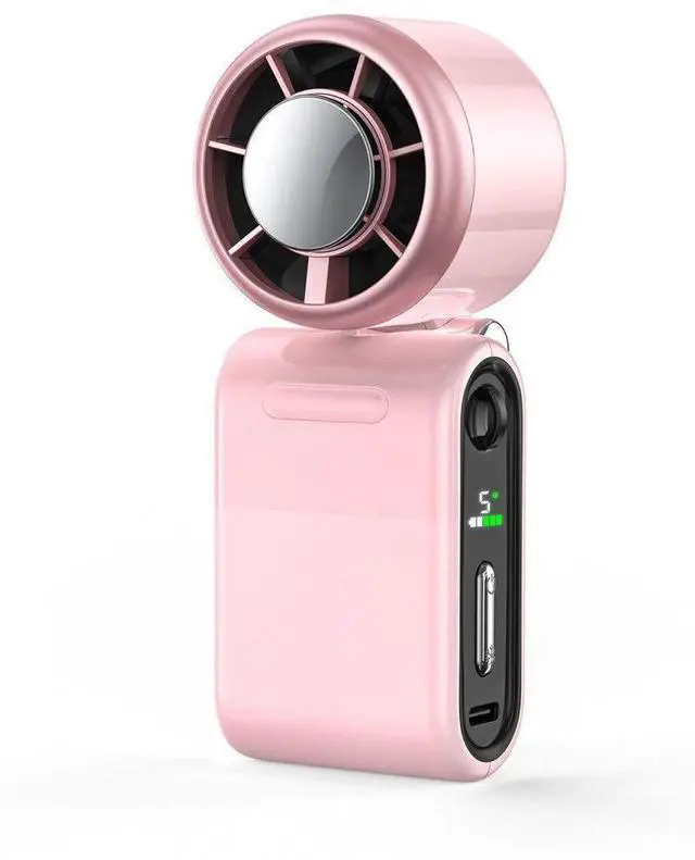 Main image of Mini Portable Handheld Turbo Fan Small but Mighty, Whisper-Quiet, Long-Lasting