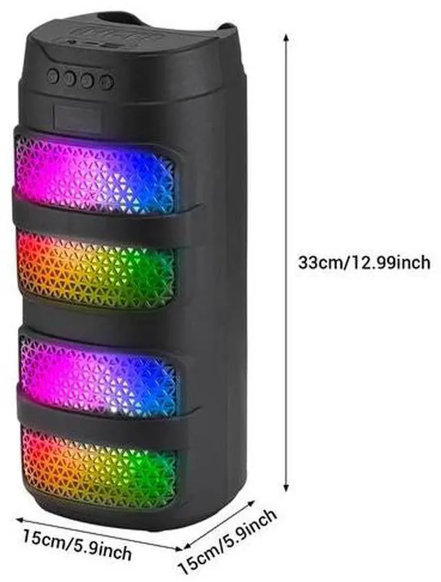 Alt view image 6 of 7 - 3000W Portable Bluetooth Speaker Subwoofer Heavy Bass Stereo Sound System Party