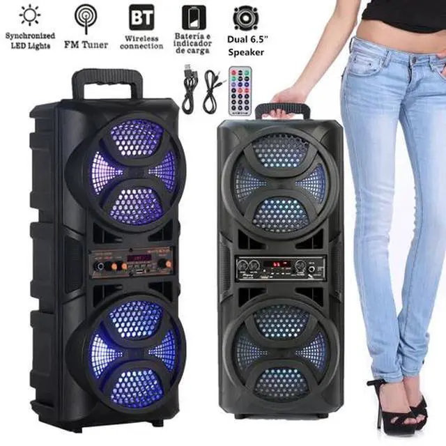 Alt view image 2 of 7 - 3000W Wireless Bluetooth Speaker Outdoor Party Sound System Heavy Bass Subwoofer