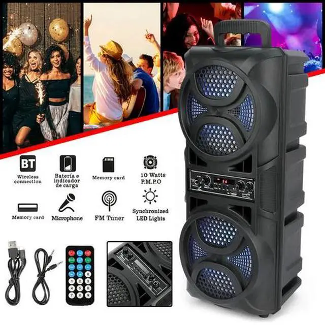 Alt view image 5 of 7 - 3000W Wireless Bluetooth Speaker Outdoor Party Sound System Heavy Bass Subwoofer