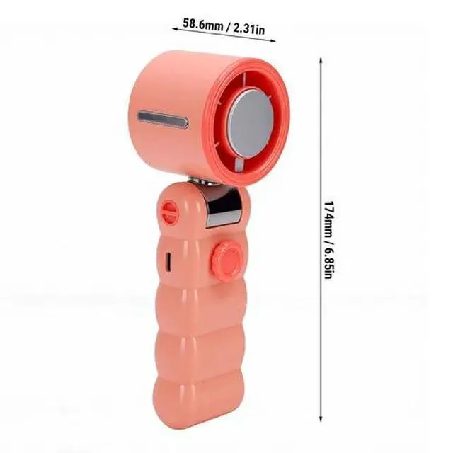 Alt view image 6 of 7 - 199 Speed Adjustable Handheld Fan With Ice Cooling For Outdoor Travel TIHB