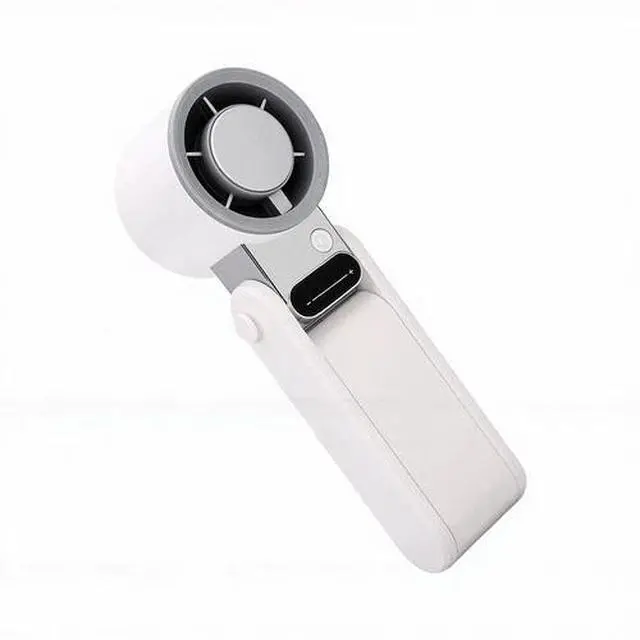 Alt view image 2 of 6 - Handheld Fan 199 Gears High Speed USB Rechargeable Ice Cooling Portable For DAVH
