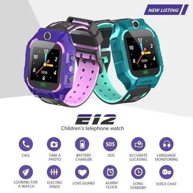 Alt view image 2 of 7 - Children Smart Watch Camera GPS Tracker SOS Call Phone Watches For Boys Girls