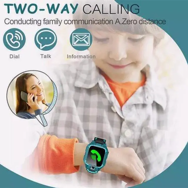 Alt view image 4 of 7 - Children Smart Watch Camera GPS Tracker SOS Call Phone Watches For Boys Girls