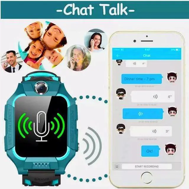 Alt view image 5 of 7 - Children Smart Watch Camera GPS Tracker SOS Call Phone Watches For Boys Girls