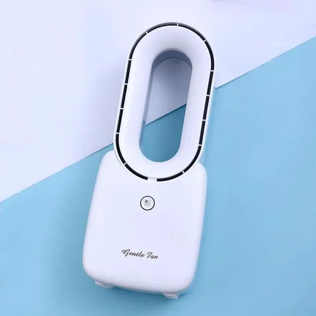 Main image of Desk Fan, 11.8 Inch Portable Bladeless Fan Small Personal Cooling Fan with 5 Colors Touch Control LED , Quiet USB Table Fan for Home, Office, Bedroom Summer Gift