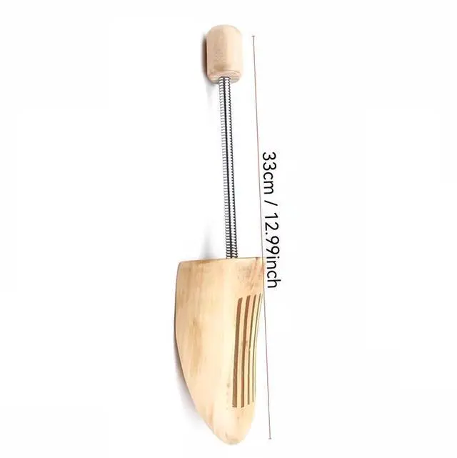 Alt view image 7 of 7 - 1 Pairs Cedar Shoe Trees for Men Size 9-10, Wooden Shoe Stretcher for Men Women Sneakers Boots, Shoe Widener