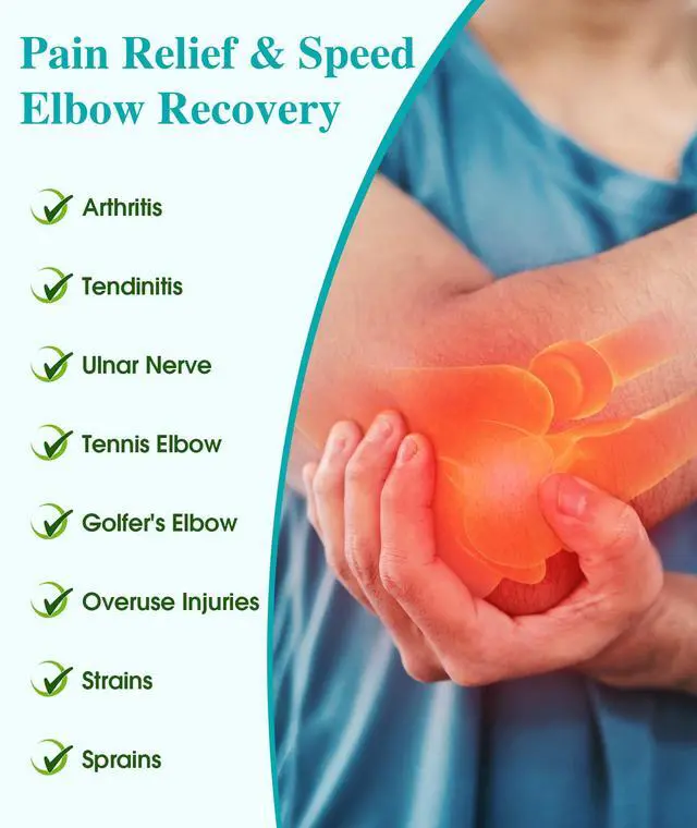 Alt view image 3 of 6 - Elbow Brace for Cubital Tunnel, Ulnar Nerve Entrapment brace, Adjustable Elbow Splint for Sleeping, Tendonitis, Tennis Elbow, Comfortable Stabilizer Support for Women and Men Fit Most