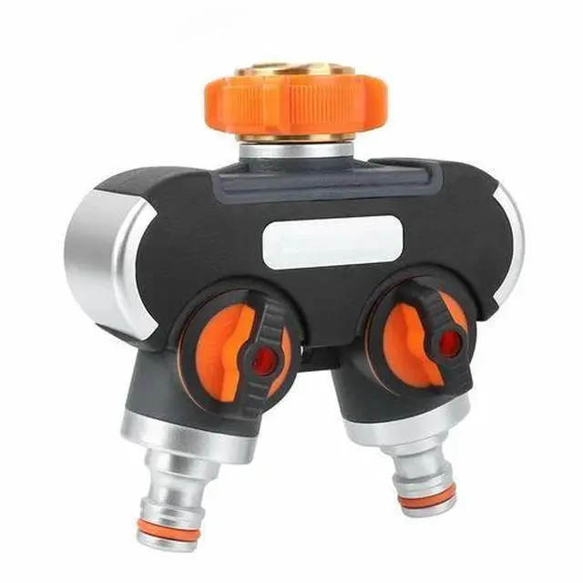 Alt view image 2 of 7 - 2 Water Hose Quick Connector Splitter 4 Way Hose For Outdoor Tap Fauceti 1pcs