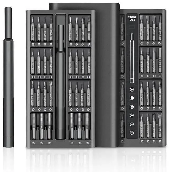 Main image of Screwdriver Bits Magnetic Portable Case 63 in 1 Set Multifunctional Pocket Mini Repair Tool Kit for Electronics, Tablet, Xiaomi Iphone Computer Tri Wing Torx Screwdrivers Mini Screwdriver