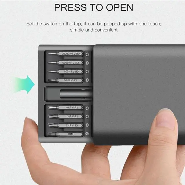 Alt view image 6 of 7 - Screwdriver Bits Magnetic Portable Case 63 in 1 Set Multifunctional Pocket Mini Repair Tool Kit for Electronics, Tablet, Xiaomi Iphone Computer Tri Wing Torx Screwdrivers Mini Screwdriver