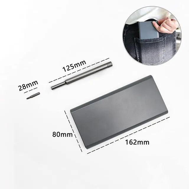 Alt view image 7 of 7 - Screwdriver Bits Magnetic Portable Case 63 in 1 Set Multifunctional Pocket Mini Repair Tool Kit for Electronics, Tablet, Xiaomi Iphone Computer Tri Wing Torx Screwdrivers Mini Screwdriver