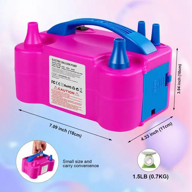 Alt view image 2 of 7 - Motorenbau Electric Balloon Pump with Dual Nozzle