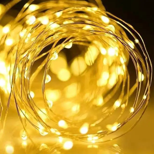 Alt view image 4 of 4 - 100 LED Solar Power String Fairy Lights Garden Outdoor Party Christmas LampWeding
