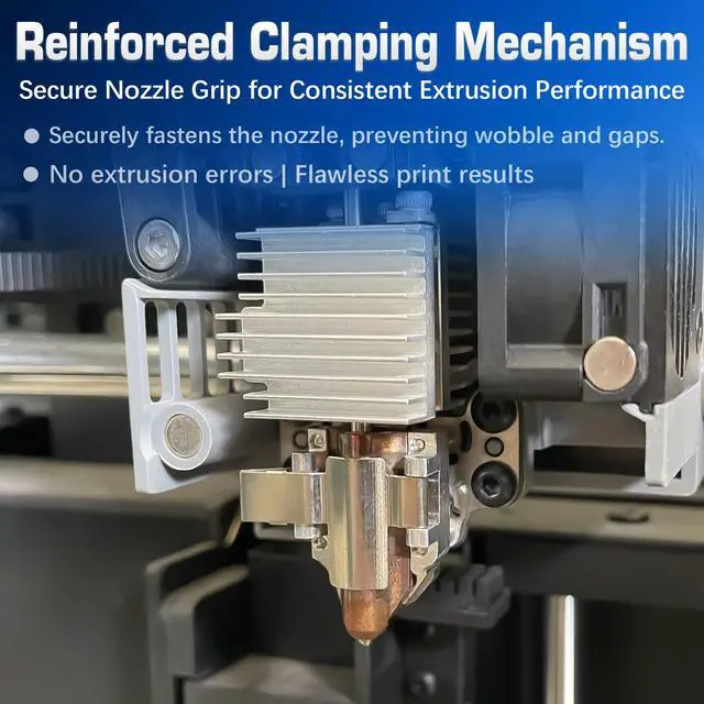 Alt view image 5 of 7 - Original for Flashforge AD5X Hotend Heating Assembly Kit Includes Heating Wire, thermistor Temperature Sensor Element, Metal Heating Base+Fixing clamp+4 Fixing Screws. for Flashforge 3D Printer Parts