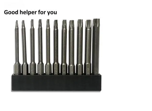 Alt view image 3 of 7 - 11-Piece Shark Vacuum Screwdriver Security Bit Set, S2 Steel Magnetic Security Screwdriver Set 3 Inch Star Driver Bit Set Screwdriver for Shark Vacuum T6-T40 (75mm Length)
