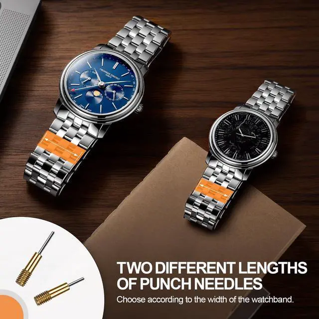 Alt view image 6 of 7 - Ankei Watch Link Removal Kit, Resizing Tool for Bracelet Adjustment & Replacement, Pin Remover for Sizing Strap, Watch Adjuster, Hammer for Watch Repair, Adjust Band, with User Manual, Punches