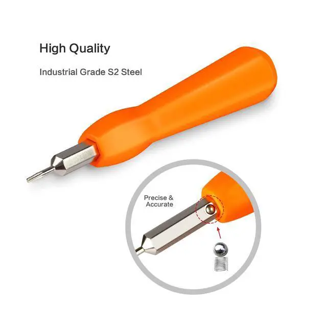 Alt view image 5 of 6 - Video Screwdriver Bit Set for Battery and Wifi Access - Fits All Video Doorbell Models (Orange)