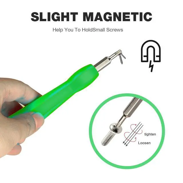 Alt view image 4 of 6 - Video Screwdriver Bit Set for Battery and Wifi Access - Fits All Video Doorbell Models (Green)