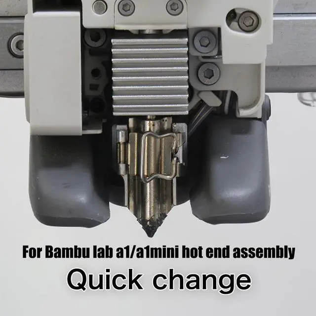 Alt view image 2 of 6 - Ankei Hotend Heating Assembly Up to 390 for Bambu Lab A1/A1 Mini 3D Printer Hotend Heating Component Mounting Accessories,Contains Thermistor, Ceramic Heater, Base,Clip,Quick-Change Kit