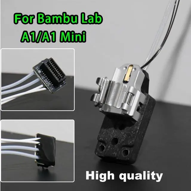 Alt view image 4 of 6 - Ankei Hotend Heating Assembly Up to 390 for Bambu Lab A1/A1 Mini 3D Printer Hotend Heating Component Mounting Accessories,Contains Thermistor, Ceramic Heater, Base,Clip,Quick-Change Kit