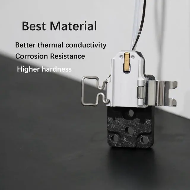 Alt view image 6 of 6 - Ankei Hotend Heating Assembly Up to 390 for Bambu Lab A1/A1 Mini 3D Printer Hotend Heating Component Mounting Accessories,Contains Thermistor, Ceramic Heater, Base,Clip,Quick-Change Kit