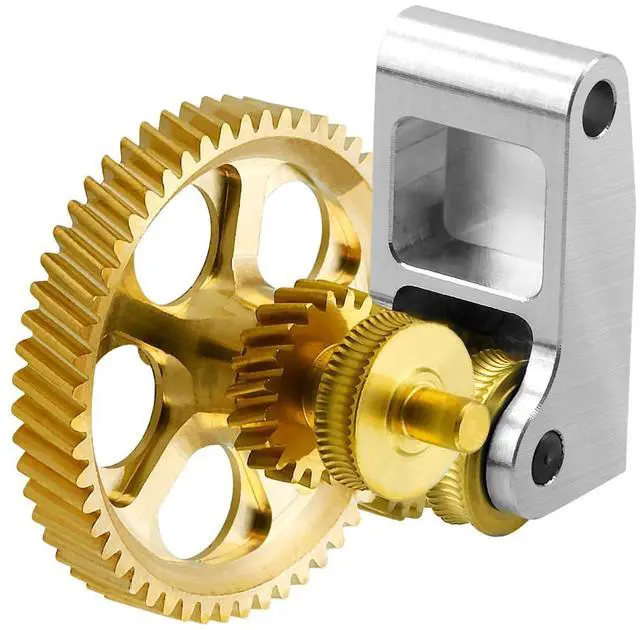 Main image of SeulQirw Panda Claw Gold RNC Nanocoated Hardened Steel Extruder Gear for Bambu Lab X1C/P1P/P1S 3D Printers,Golden RNC Nano-Coated Extruder Gear