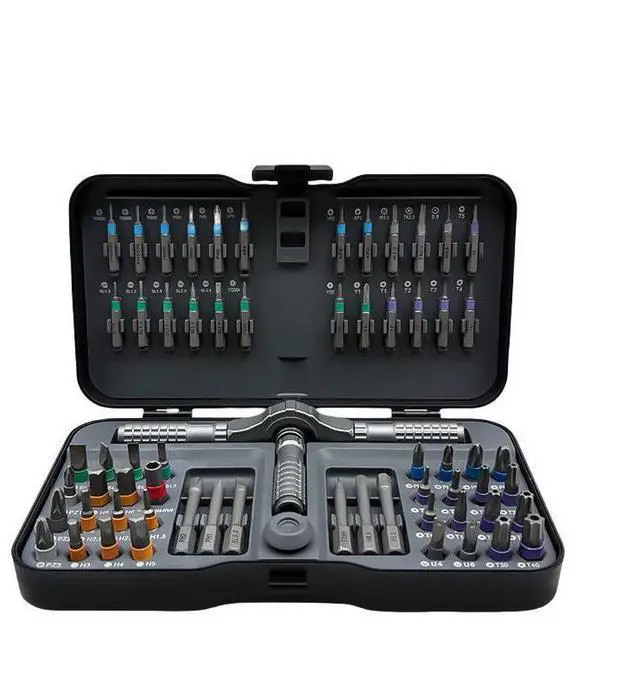 Main image of Ratchet Screwdriver Set, magnetic Screwdriver sets, S2 Steel Bits, DIY Combination Flexible Shaft, Suitable for Furniture Assembly, Precision Electrical Appliance Repair, Bicycle Tools