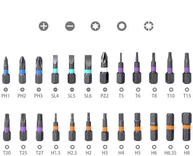 Alt view image 4 of 7 - Ratchet Screwdriver Set, magnetic Screwdriver sets, S2 Steel Bits, DIY Combination Flexible Shaft, Suitable for Furniture Assembly, Precision Electrical Appliance Repair, Bicycle Tools