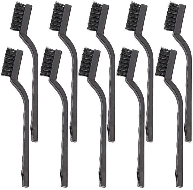 Main image of 10PCS Anti Static ESD Cleaning Brush Kit, Keyboard PCB Motherboards Circuit Boards Electronic Devices Tool Set, Black