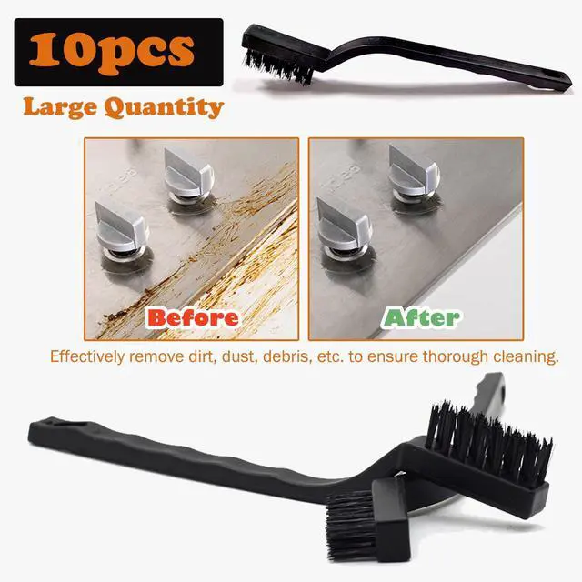 Alt view image 6 of 7 - 10PCS Anti Static ESD Cleaning Brush Kit, Keyboard PCB Motherboards Circuit Boards Electronic Devices Tool Set, Black
