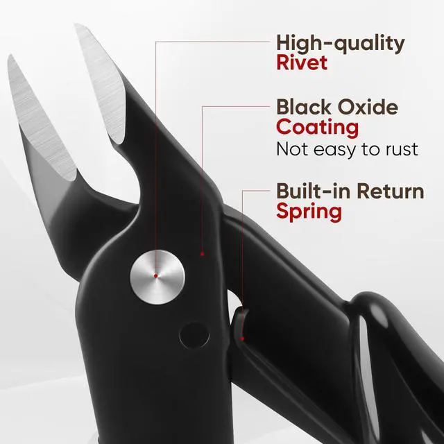 Alt view image 4 of 7 - 3 Pack 5 Inch Flush Cutters, Micro Wire Cutters, Zip Tie Cutter | Precision Sharp Wire Cutters for Crafting, Jewelry Making, Plastic Models, 3D Print, Electronics, Floral
