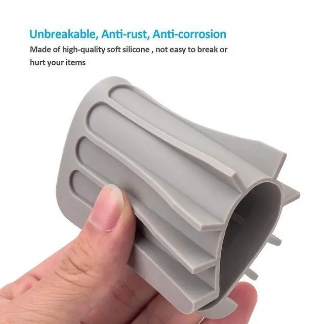 Alt view image 10 of 14 - 4PCS Self-Draining Silicone Bar Soap Dish and Holders for Shower