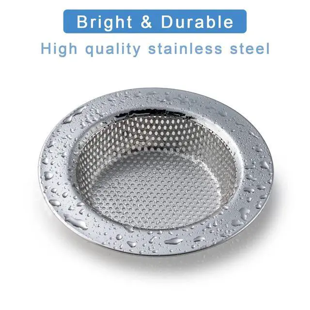 Alt view image 2 of 7 - 2 Pcs Sink Strainer Double-Layer Safe Design for Kitchen Sink Drain Basket