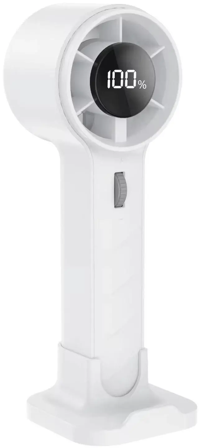 Main image of Portable Fan Handheld Fan, Rechargeable Mini Turbo Fan with 100 speed Levels, USB Personal Cooling Fan with Desktop Base, Traveling Cooling Fan