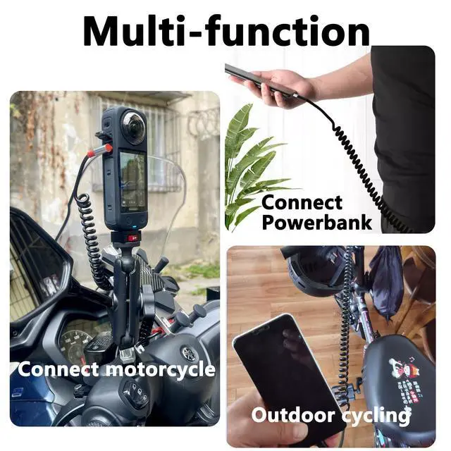 Alt view image 6 of 7 - Right Angle Coiled USB to Type C Cable, Upgrade USB Blind Plug | 90Degree USB C Retractable 6A Fast Charging Cord, Charge and Sync for Car, Phone 15/16,S23/S22/S21,Carplay-4.9Ft