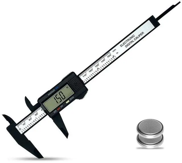Main image of 0-6 Inches Digital Caliper with Large LCD Screen and Auto-Off Feature | Inch & Metric Conversion Measuring Tool, Perfect for Household/DIY Measurement
