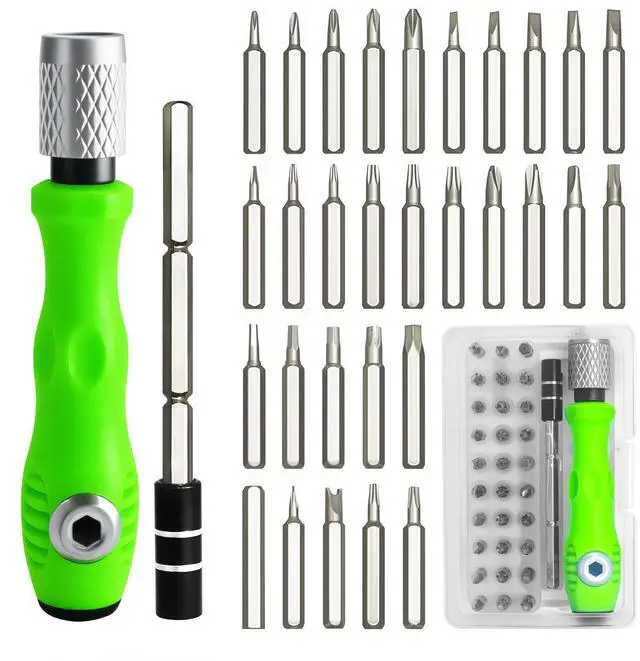 Main image of 32 in 1 Small Precision Screwdriver Set, Zoikuloi Magnetic Mini Screwdriver Set, Professional Tiny Repair Tool Kit for Glasses, Watches, Laptop, Electronics, Toys, Jewelry, Computers