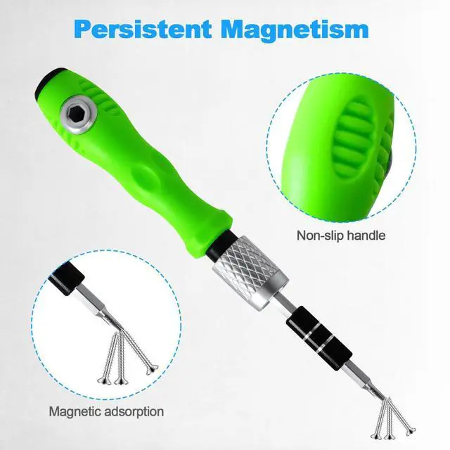 Alt view image 6 of 7 - 32 in 1 Small Precision Screwdriver Set, Zoikuloi Magnetic Mini Screwdriver Set, Professional Tiny Repair Tool Kit for Glasses, Watches, Laptop, Electronics, Toys, Jewelry, Computers