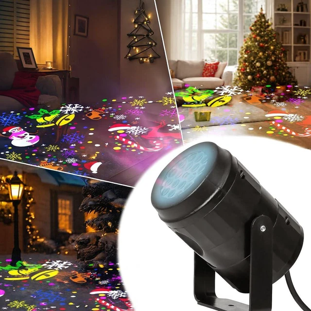 Alt view image 5 of 7 - NEW USB Christmas Projector Lights Outdoor Indoor,Christmas LED Lights Projector with Christmas Decorative Patterns for Indoor Outdoor Window, Ground, Roof, Wall, Holiday Projector for Xmas