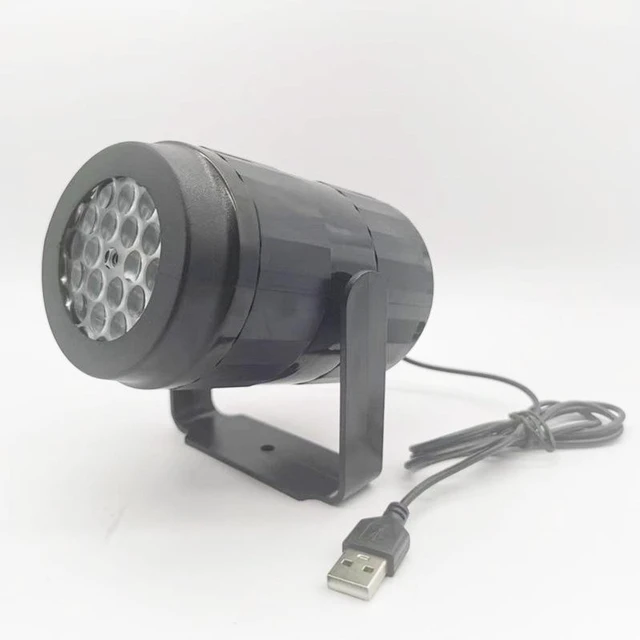 Alt view image 6 of 7 - NEW USB Christmas Projector Lights Outdoor Indoor,Christmas LED Lights Projector with Christmas Decorative Patterns for Indoor Outdoor Window, Ground, Roof, Wall, Holiday Projector for Xmas