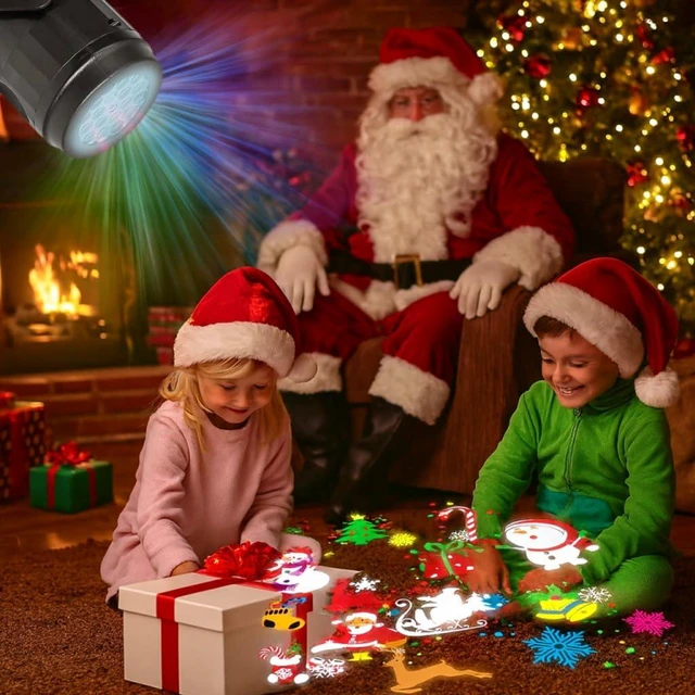 Alt view image 4 of 7 - NEW USB Christmas Projector Lights Outdoor Indoor,Christmas LED Lights Projector with Christmas Decorative Patterns for Indoor Outdoor Window, Ground, Roof, Wall, Holiday Projector for Xmas