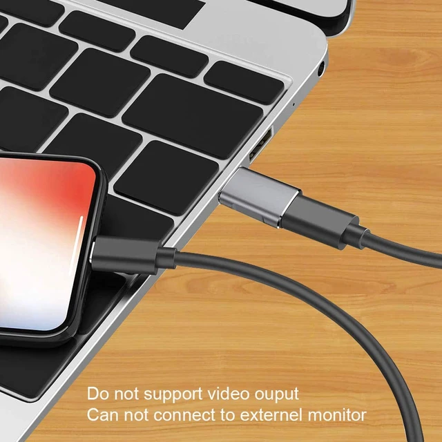 Alt view image 5 of 7 - 10Gbps USB C Female to USB Male Adapter 2 Pack, USB 3.1 Gen2 to USB C Adapter Double-Sided Data Transfer and 60W Fast Charging Connector Compatible with iPhone 15/iPad/Air Pods,Quest Link