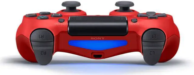 Alt view image 3 of 3 - Dual Shock 4 Wireless Controller for PlayStation 4 - Red